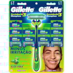 Aparelho de Barbear Gilette Prestobarba3 Champions Descartável