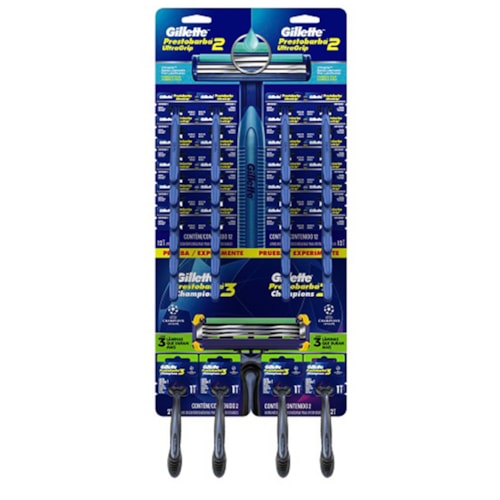 Aparelho de Barbear Gillette Prestobarba UltraGrip 2 24UN+2UN