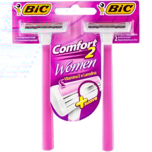 Aparelho de Depilar Bic Comfort for Women 2 unidades
