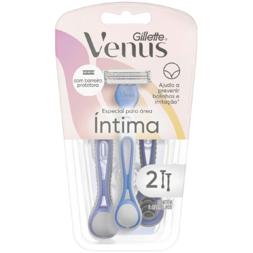 Aparelho de Depilar Gillette Venus Íntima 2Un