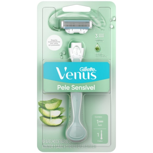 Aparelho de Depilar Gillette Venus Pele Sensível