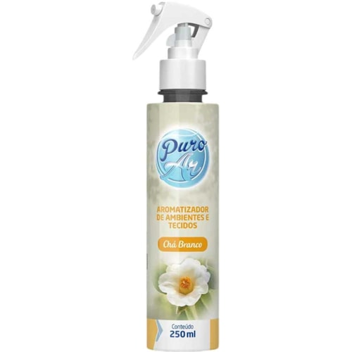 Aromatizador Puro Ar Ambientes e Tecidos Chá Branco 250ml