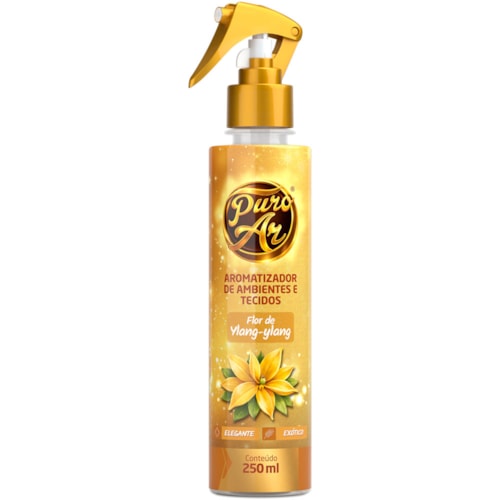 Aromatizador Puro Ar Ambientes e Tecidos Flor de Ylang 250ml
