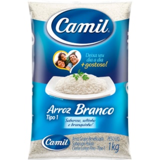 Arroz Branco Camil 1Kg