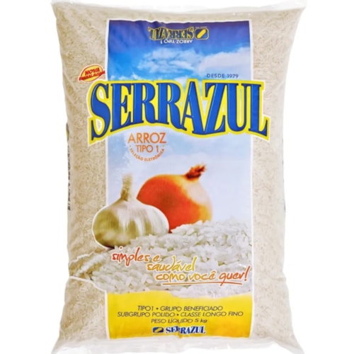 Arroz Branco Serrazul Tipo 1 5kg
