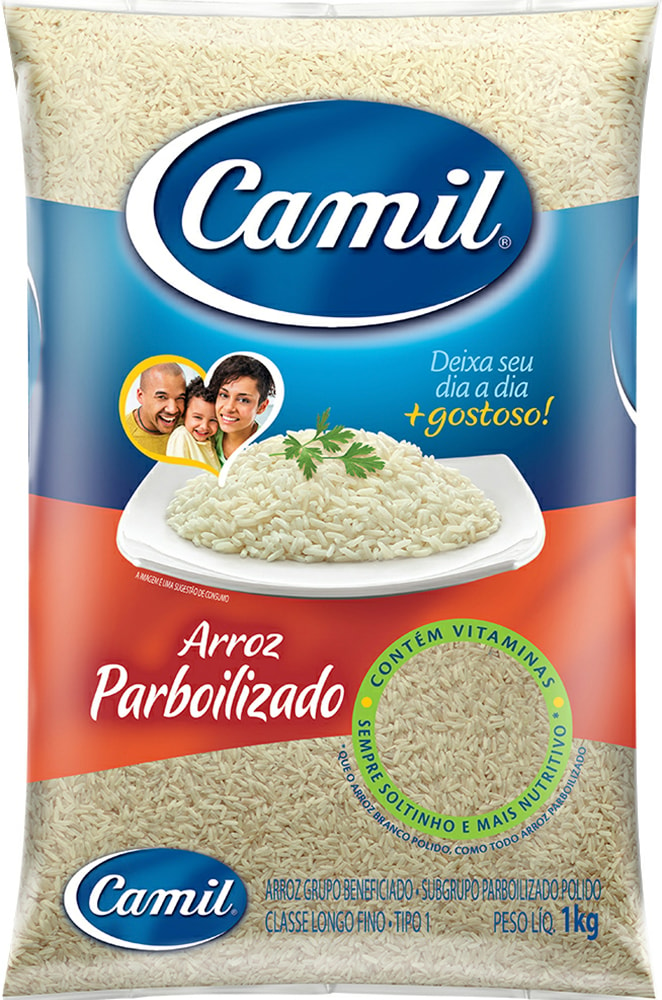 Arroz Camil Parboilizado Tipo 1 1kg - Destro