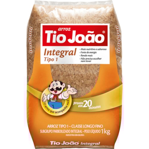 Arroz Integral Orgânico tipo João 1kg