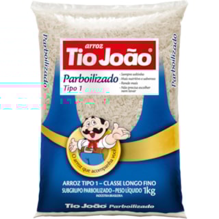 Arroz Parboilizado tipo João Tipo 1 1kg