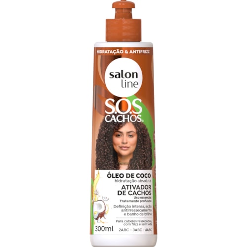 Ativador de Cachos Salon Line Coco 300ml