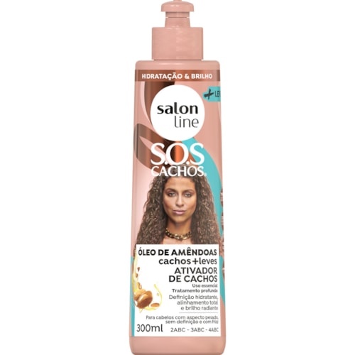 Ativador de Cachos Salon Line Leve 300ml