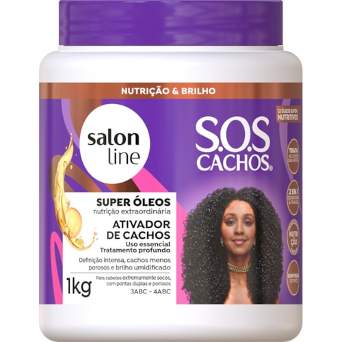 Ativador de Cachos Salon Line Nutrição e Brilho 1Kg