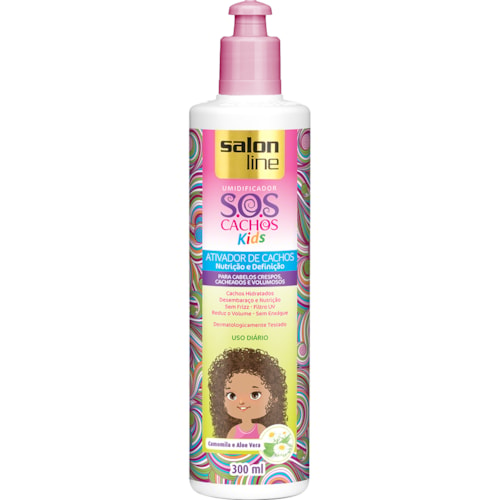 Ativador de Cachos Salon Line SOS Kids 300ml