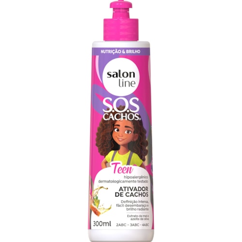 Ativador de Cachos Salon Line SOS Teen 300ml
