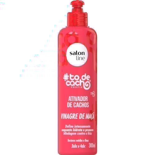 Ativador De Cachos Salon Line Vinagre De Maçã 300ml