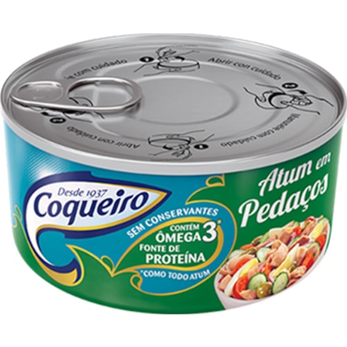 Atum Coqueiro Pedaços Óleo 170g