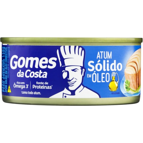 Atum Gomes da Costa Sólido em Óleo 170g