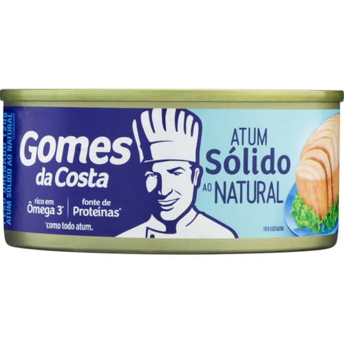 Atum Gomes da Costa Sólido Natural 170g