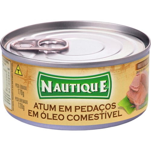 Atum Nautique Pedaços Óleo 170g