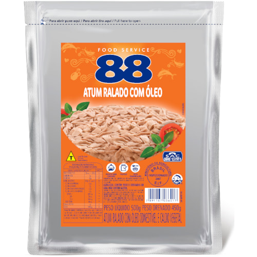 Atum Ralado 88 Natural 500g