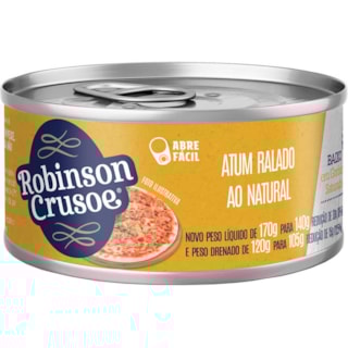 Atum Robison Crusoe Ralado Natural 140g