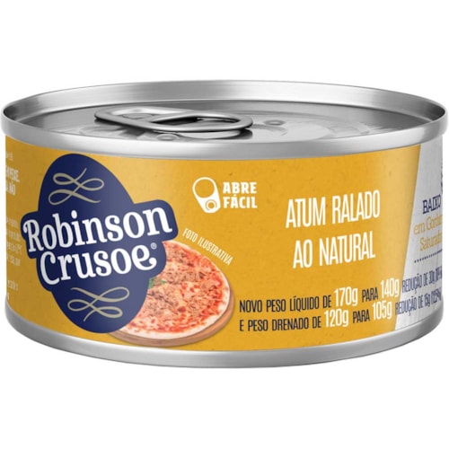 Atum Robison Crusoe Ralado Natural 140g