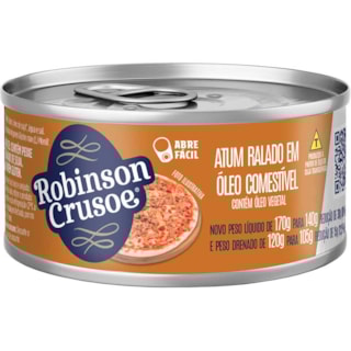 Atum Robison Crusoe Ralado Óleo 140g