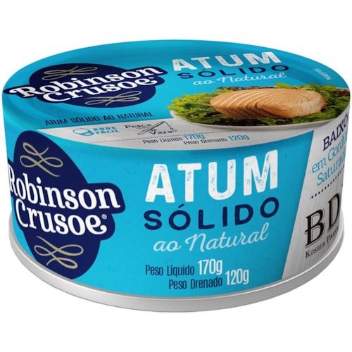 Atum Robison Crusoe Sólido Natural 170g