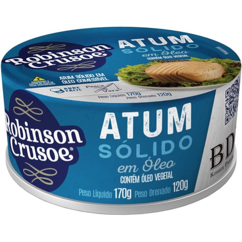 Atum Robison Crusoe Sólido Óleo 170g