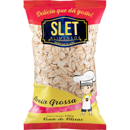 Aveia de Flocos Grossos Slet 500g