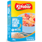 Aveia em Flocos Finos Kisabor 170g