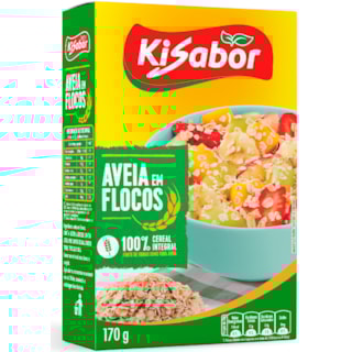 Aveia em Flocos Kisabor 170g