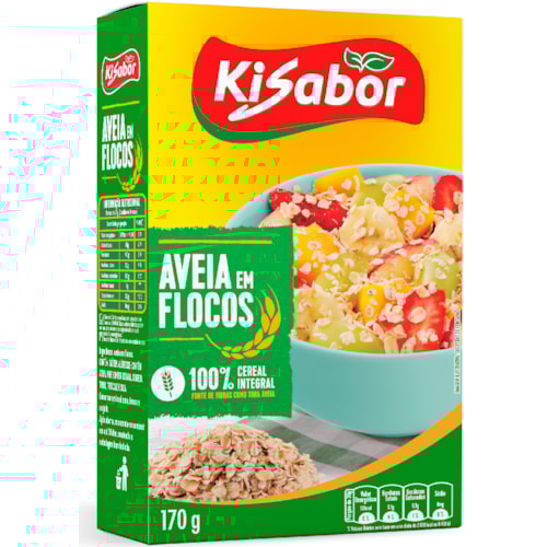 Aveia em Flocos Kisabor 170g