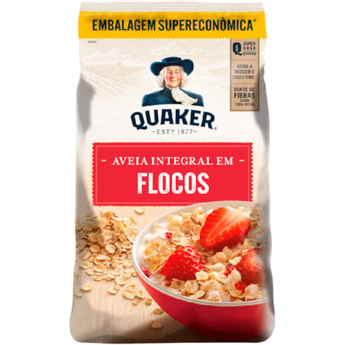 Aveia em Flocos Quaker Regular 750g