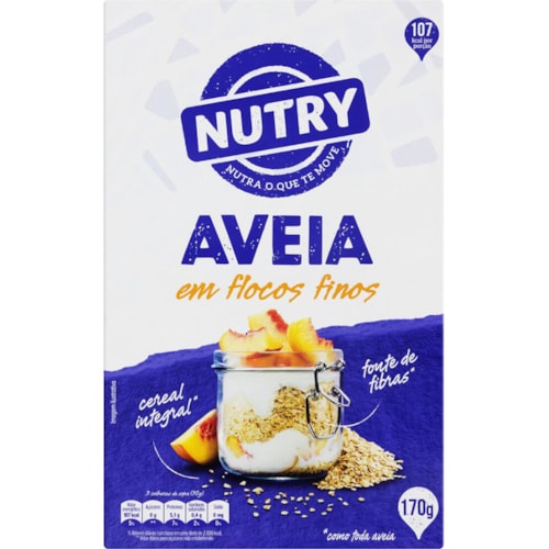 Aveia Nutry Flocos Finos 170g