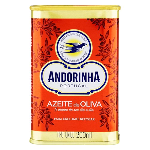 Azeite de Oliva Andorinha Puro Lata 200ml