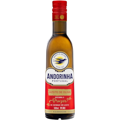 Azeite de Oliva Andorinha Puro Vidro 500ml