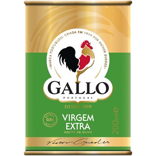 Azeite Gallo Extra Virgem Lata 200ml