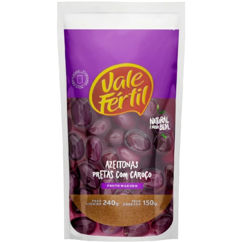 Azeitona Preta Vale Fértil Doypack 150g