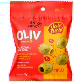 Azeitona Vale Fértil Ol!v Snack Chilli Sem Caroço 50g