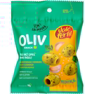 Azeitona Vale Fértil Ol!v Snack Provençal Sem Caroço 50g