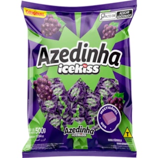 Bala Azedinha Icekiss Sabor Uva 500g