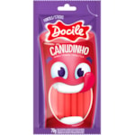 Bala Canudinho Docile Sabor Morango 70g