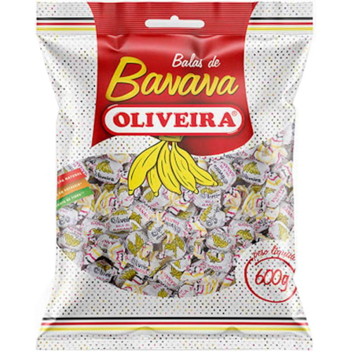 Bala de Banana Oliveira 600g