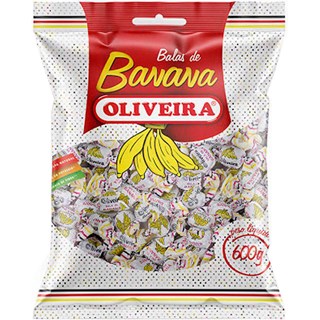 Bala de Banana Oliveira 600g