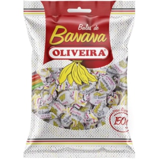 Bala de Banana Oliveira Pacote 150g