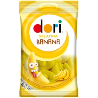 Bala de Gelatina Dori Banana 60g