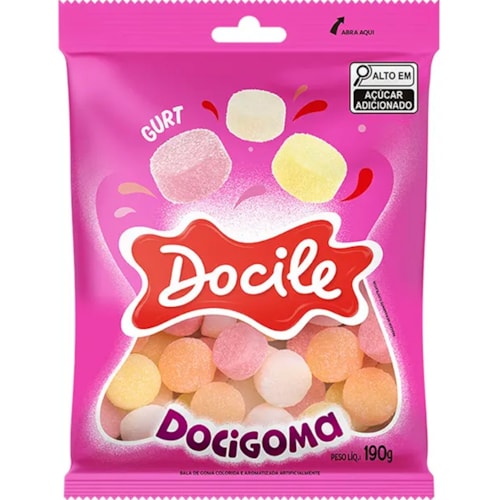 Bala de Goma Docile Docigoma Gurt 190g