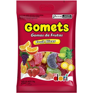 Bala de Goma Gomets Dori Fruits Slices 150g