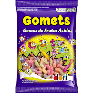 Bala de Goma Gomets Dori Gomas de Fruts Ácidas 150g