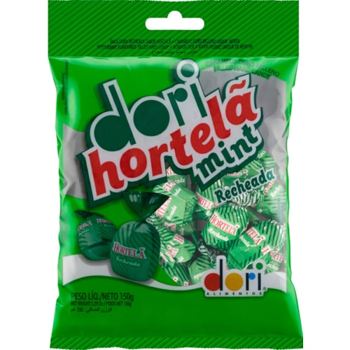 Bala de Hortelã Recheada Dori 150g